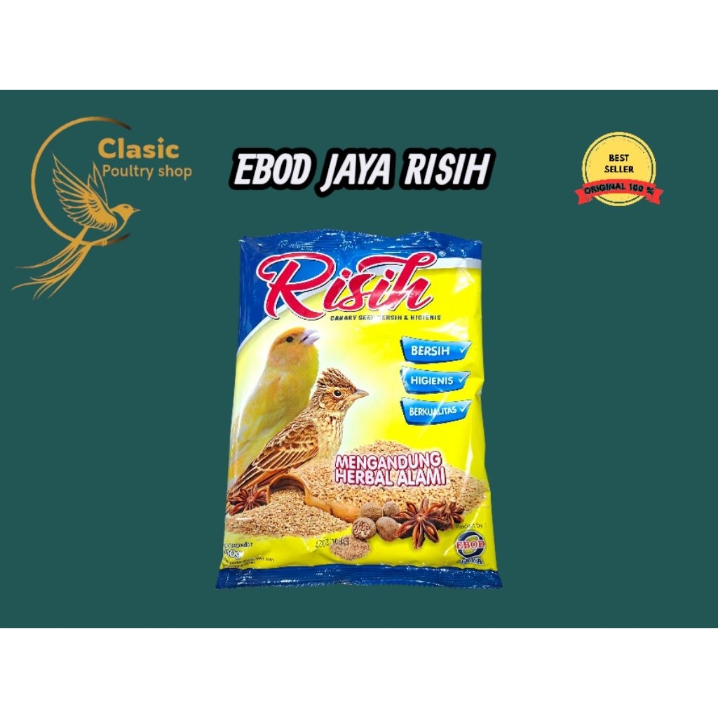 Ebod Risih Pakan Burung Kenari & Branjangan