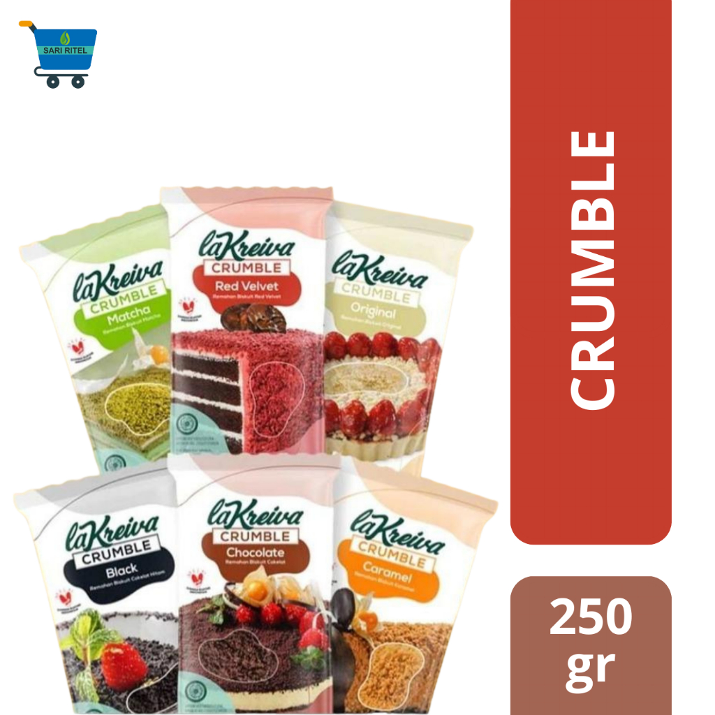 

LA KREIVA Crumble 250g / Crumbel pelengkap baking