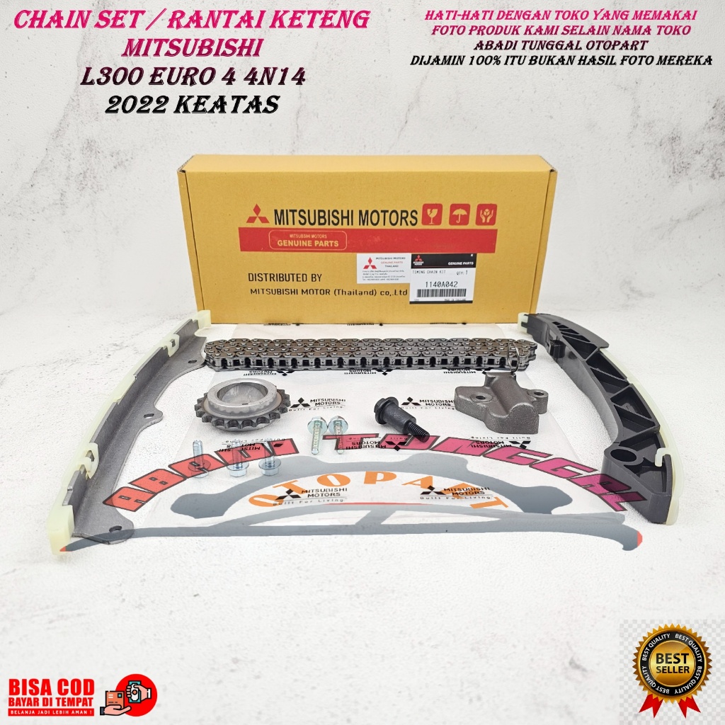 RANTAI KETENG CHAIN SET MITSUBISHI L300 DIESEL EURO 4 EURO4 MESIN 4N14