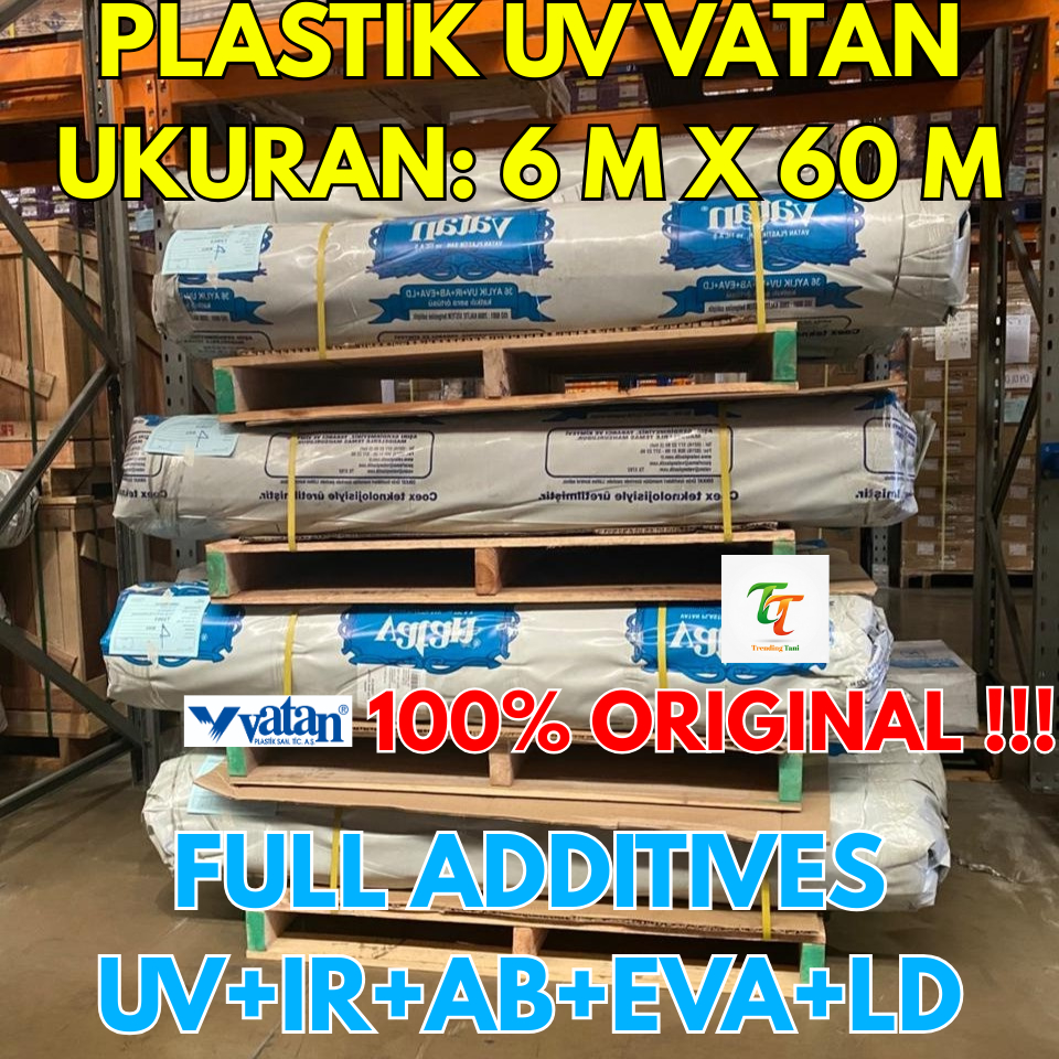 Plastik UV Vatan Lebar 6 meter, Plastik UV Vatan roll