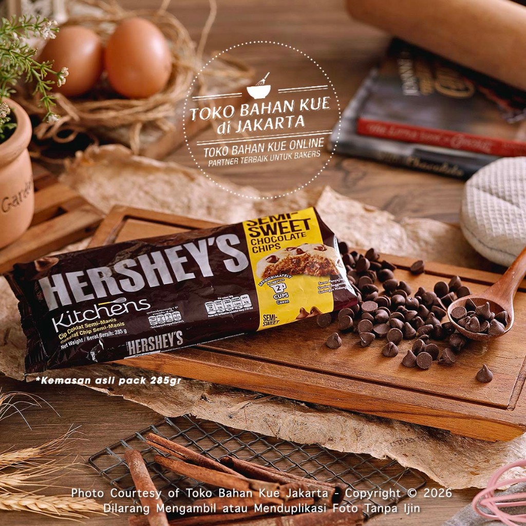 

Hershey Semi Sweet Baking Chips 100gr Hershey's Kitchen Chocolate Chip