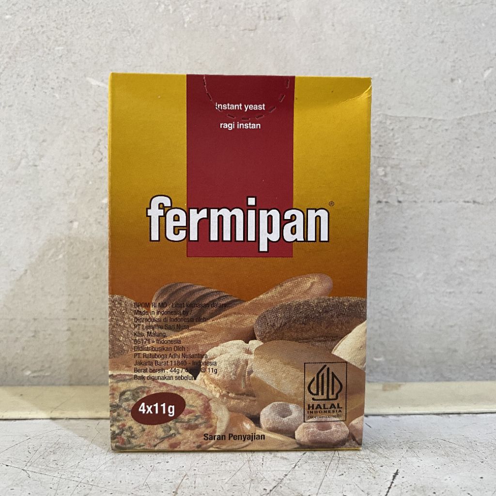 

Fermipan instant dry yeast sachet 11 gram | ragi fermipan | ragi instan
