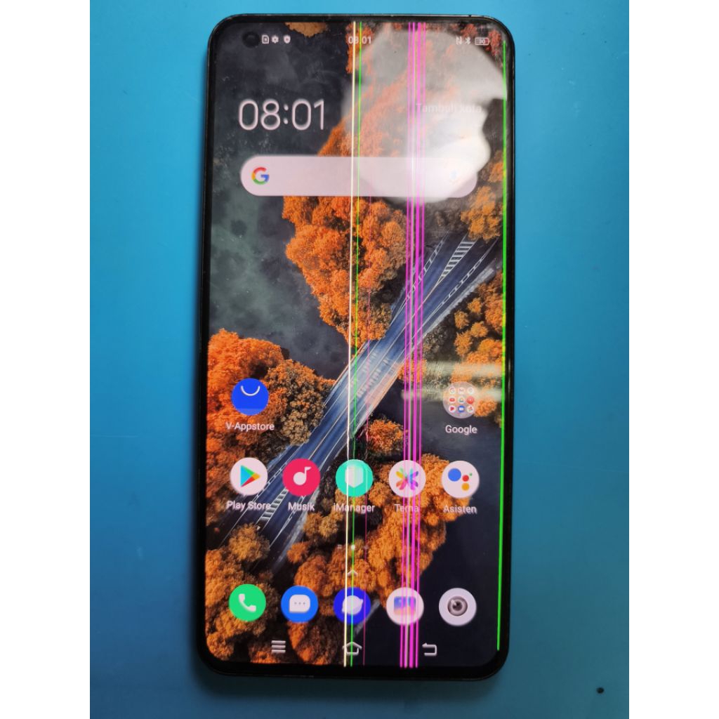 LCD Vivo Y81/Y83/Y33s/X50 Original Copotan Minus