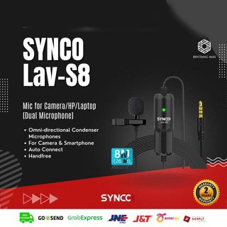 Saramonic Basike - Lav-S8 Lavalier Mic For Camera Smartphone Vlog Laptop