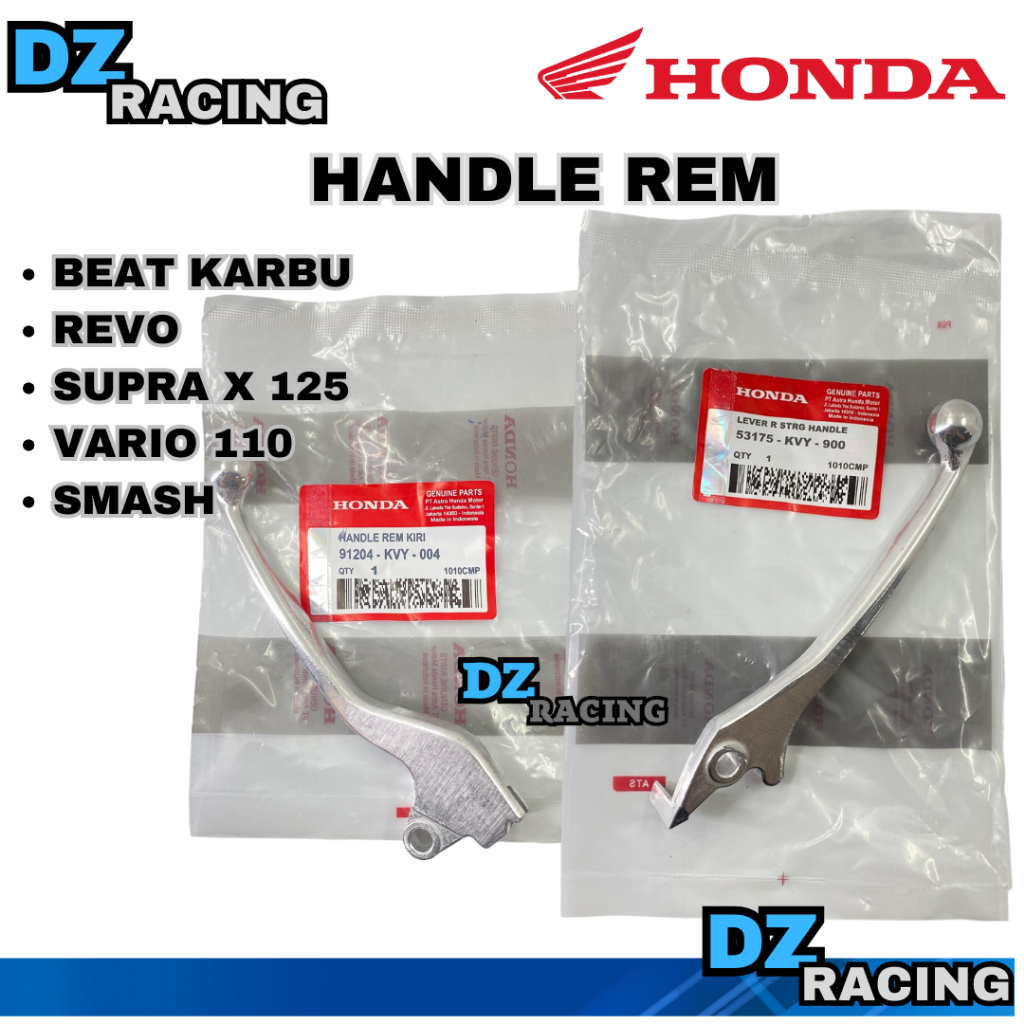 Handle Rem Kanan & Kiri Beat Karbu Scoopy Karbu Spacy Karbu Chrome Silver Oem