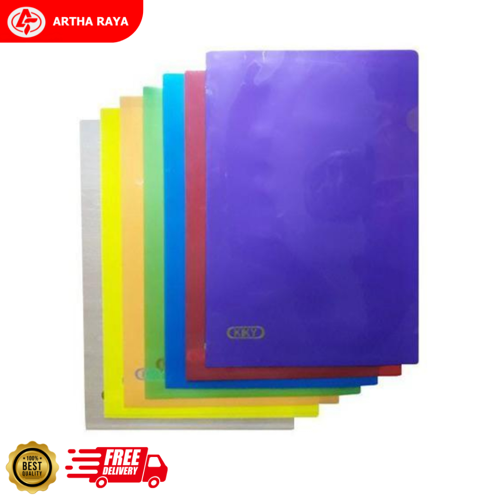 

Map Plastik L Kiky/Okey Folio 1 Pack [12 PCS]