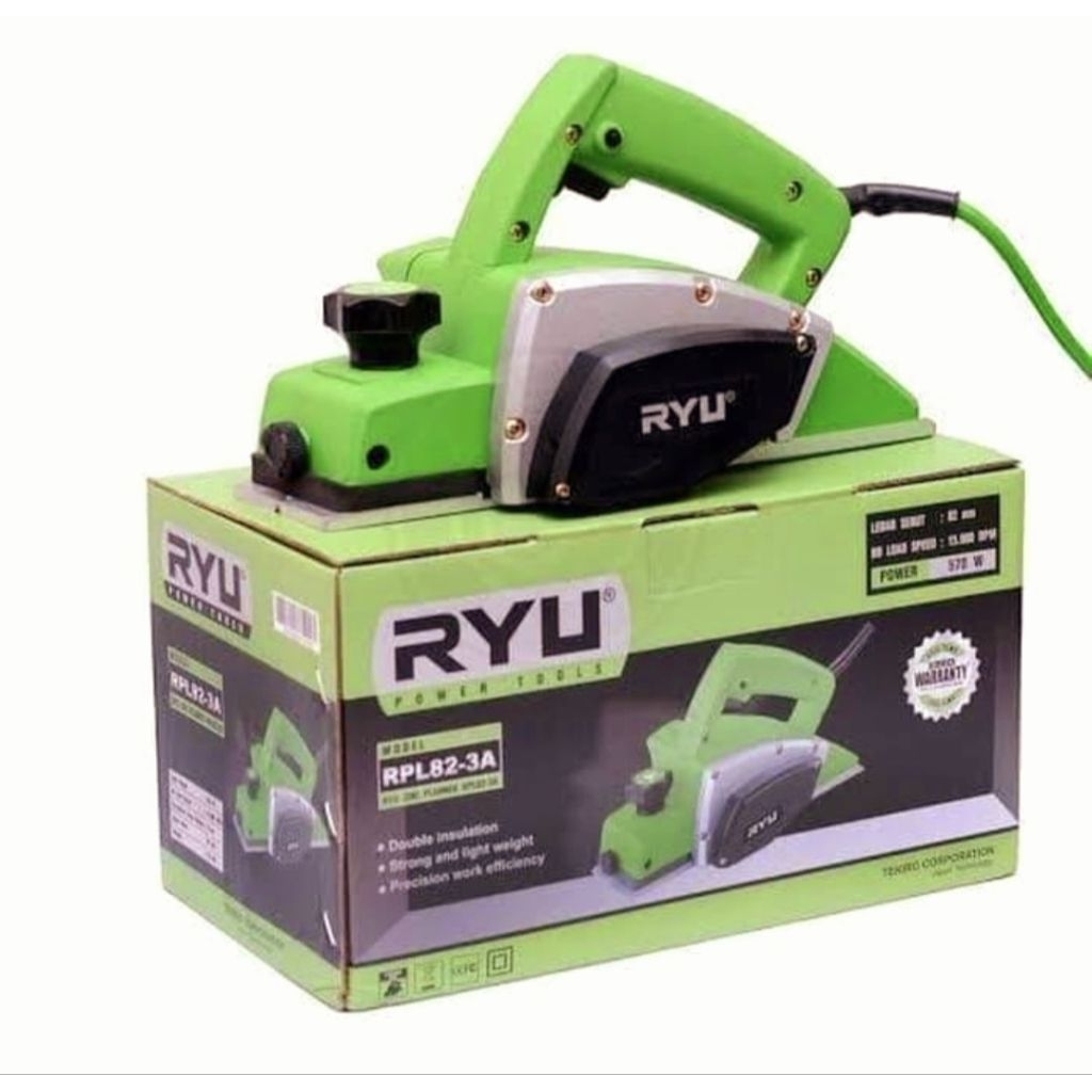 RPL 82-3A Mesin Planner Pasrah Serut Ketam Pasah Kayu Listrik Ryu Tekiro