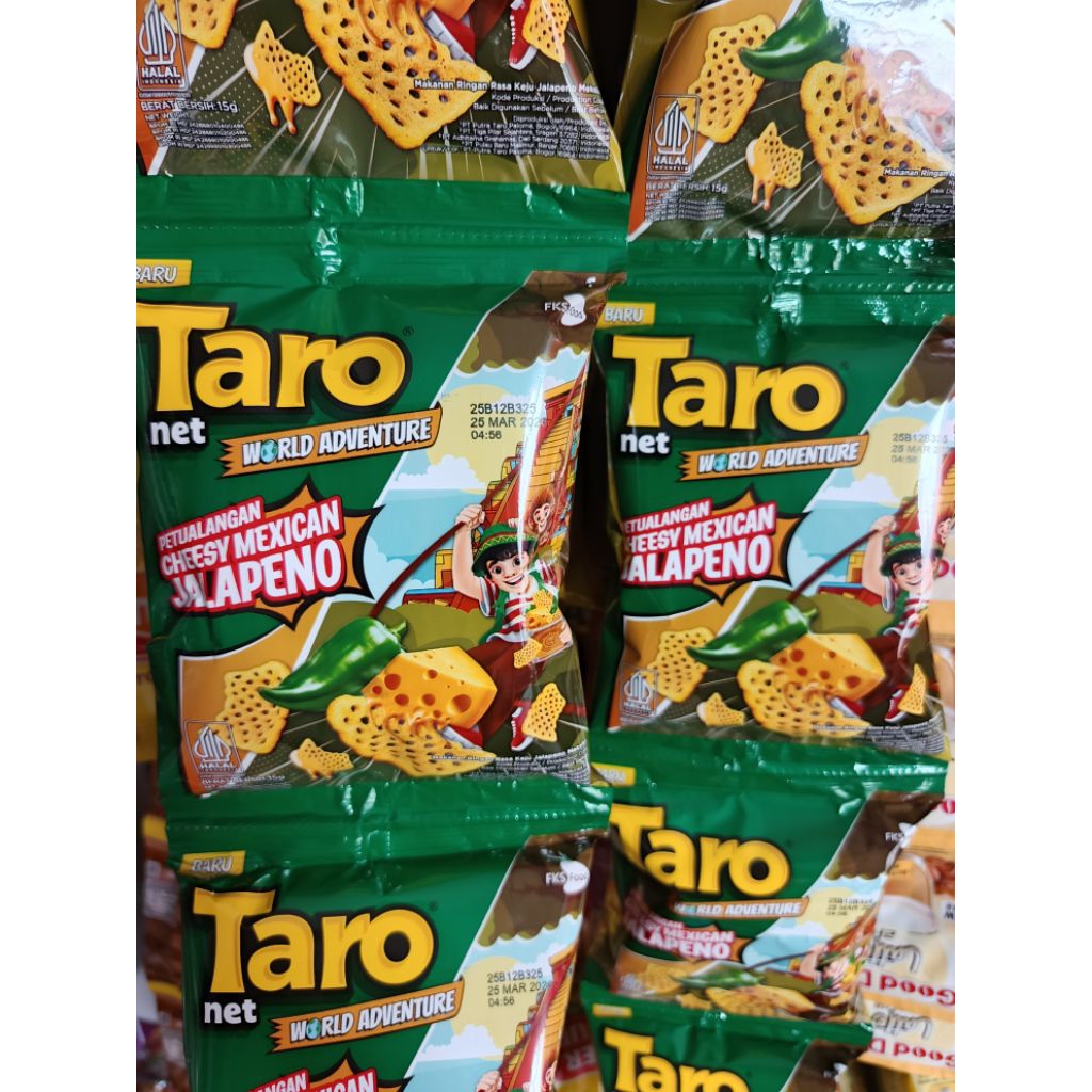 

( 1 Renceng / 10 Bungkus ) Taro 2000 17g Potato Barberque / Seaweed / Cheesy Mexican