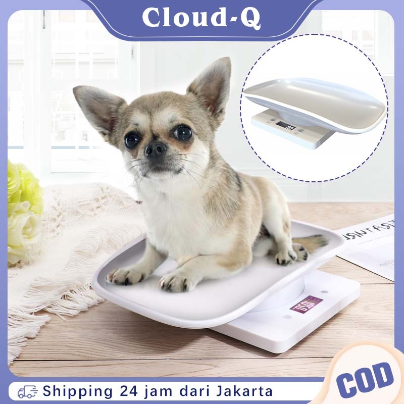Timbangan Kucing Digital / Lcd Multifungsi Timbangan Digital 10kg Timbangan Hewan Peliharaan Mini