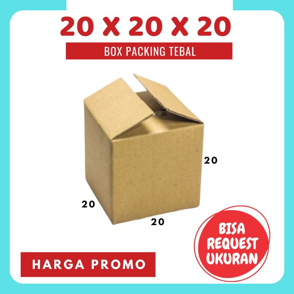

Box Packing 20x20x20 Kardus A1 Olshop Karton Dus Kotak Kemasan Air Minum Gelas Botol Madu Diva Box