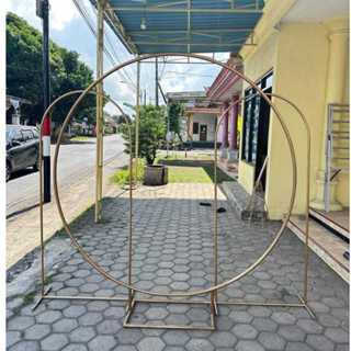 (SATU SET)Ring Bulat + 2 Standing Oval Dekorasi Bongkar Pasang Ready Stock-1 Set Ring Lingkaran & St