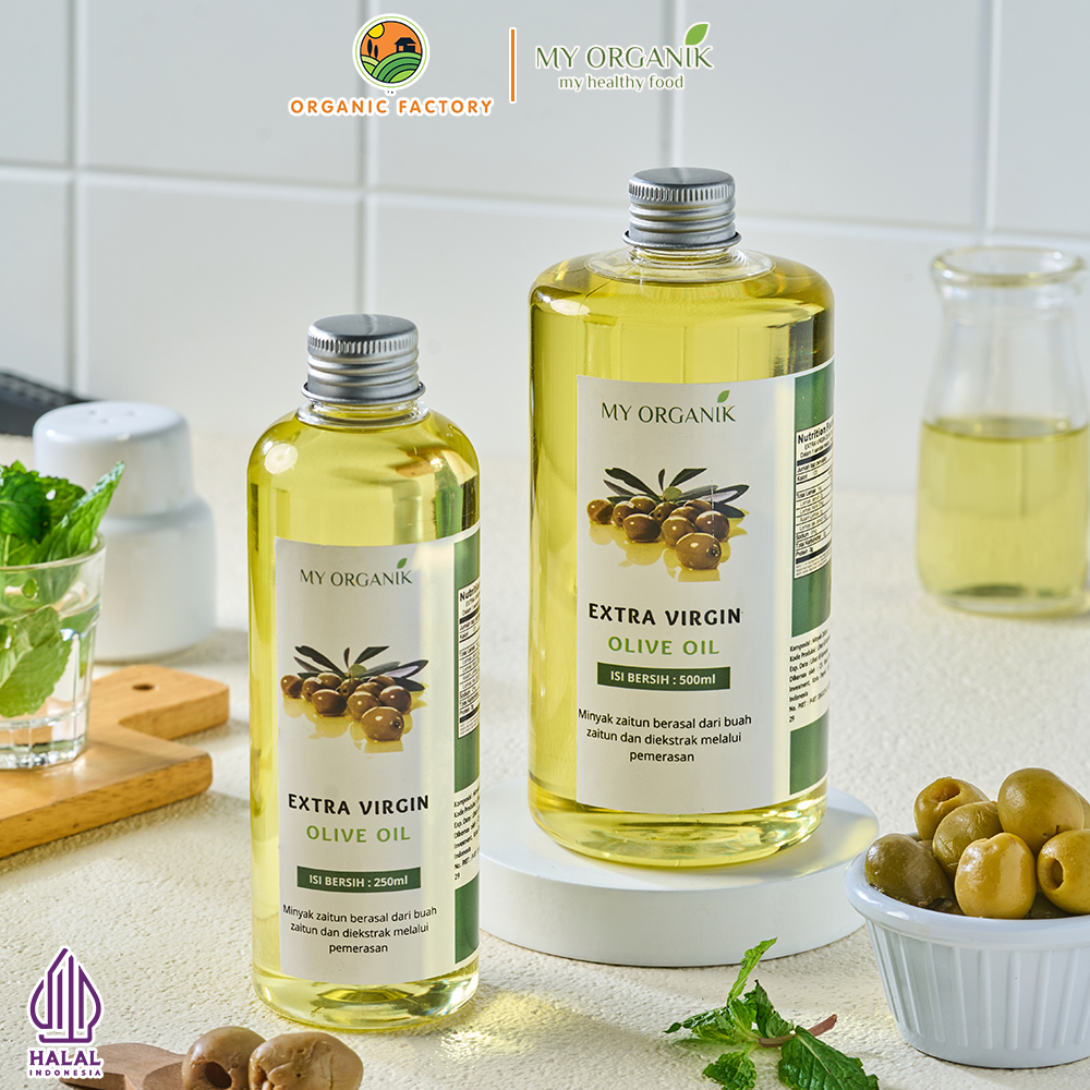 

My Organik EVOO Minyak Zaitun Murni Extra Virgin Olive Oil 500 ml 250 ml