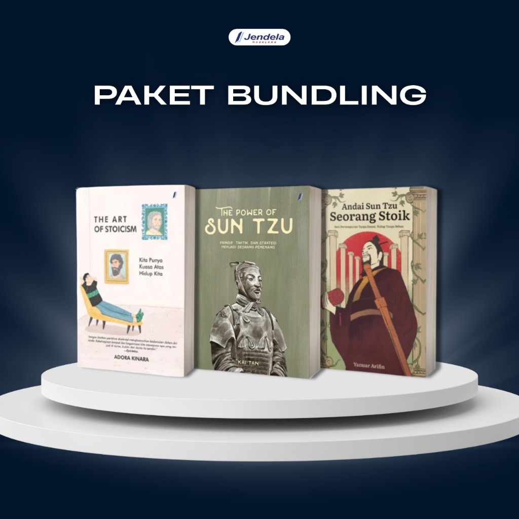 Paket Bundling 100 Ribu Dapat 3 Buku Strategi Sun Tzu : The Art of Stoicism, Andai Sun Tzu Seorang S