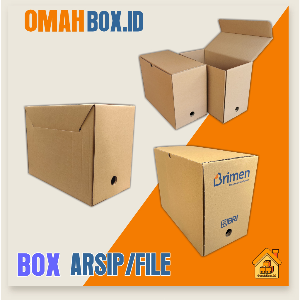 

Kardus box arsip/file 38x19x28 cm / box file / box dokument / Kardus file / kardus arsip BRI BRIMEN / BOX ARSIP BRIMEN / BOX FILE BRIMEN