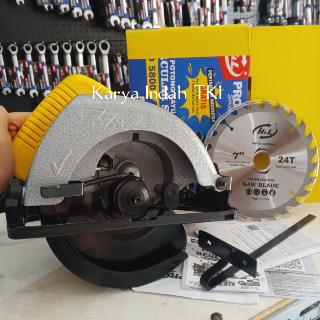 Circular Saw 7"inch HNL HL PRO5800 Mesin Potong Kayu Sirkel PRO 5800 SIRKEL KAYU