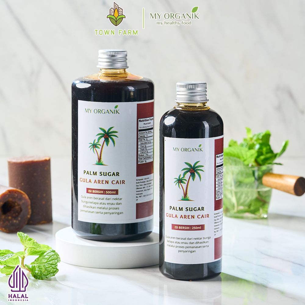 

My Organik Gula Aren Cair Murni Premium High Quality Pure Liquid Palm Sugar 250 ml 500 ml