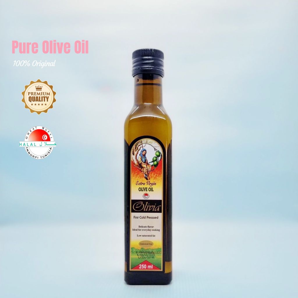 

[Halal] Extra Virgin Olive Oil Minyak Zaitun Olivia Original 250ml