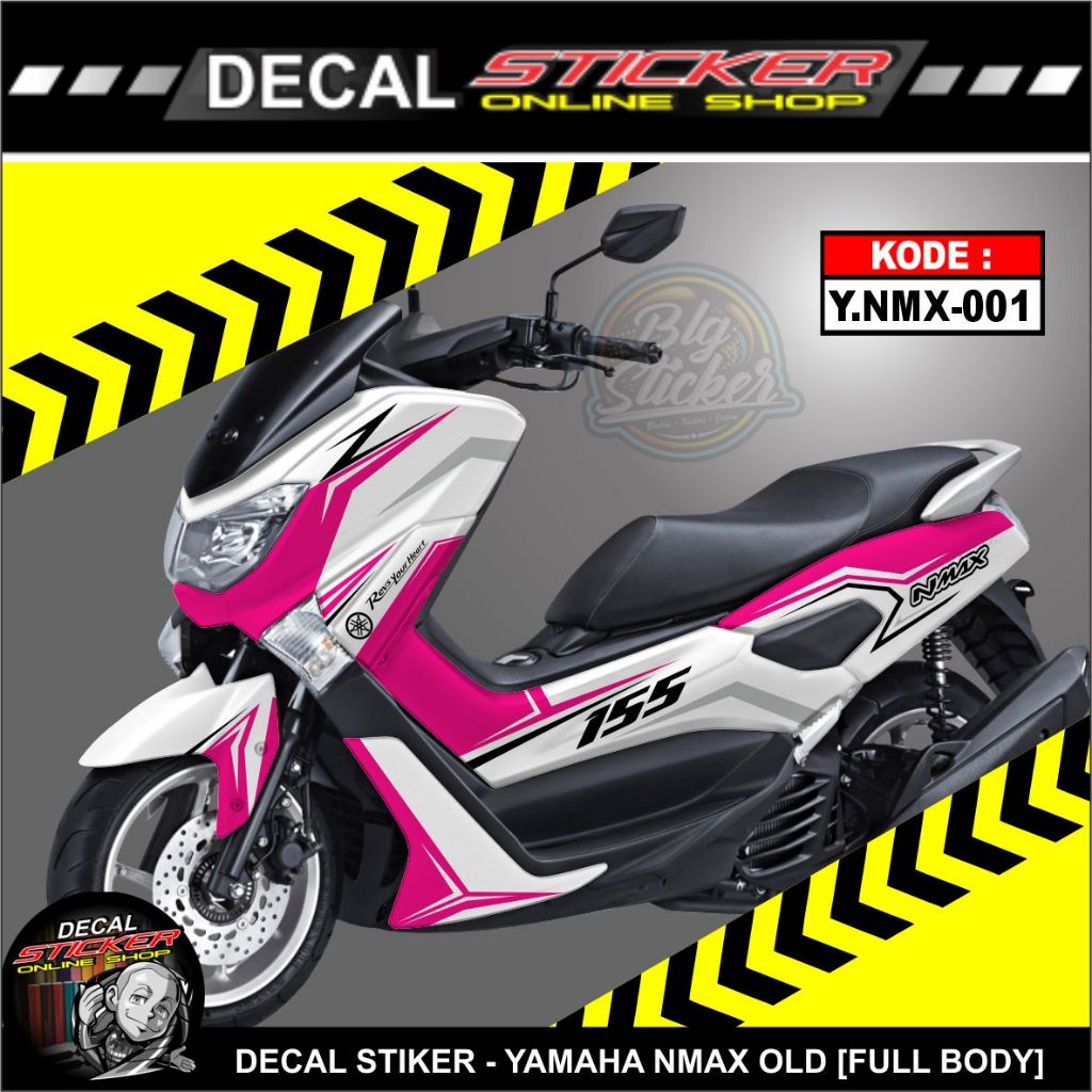 STIKER MOTOR YAMAHA NMAX OLD DECAL FULL BODY VARIASI KEREN