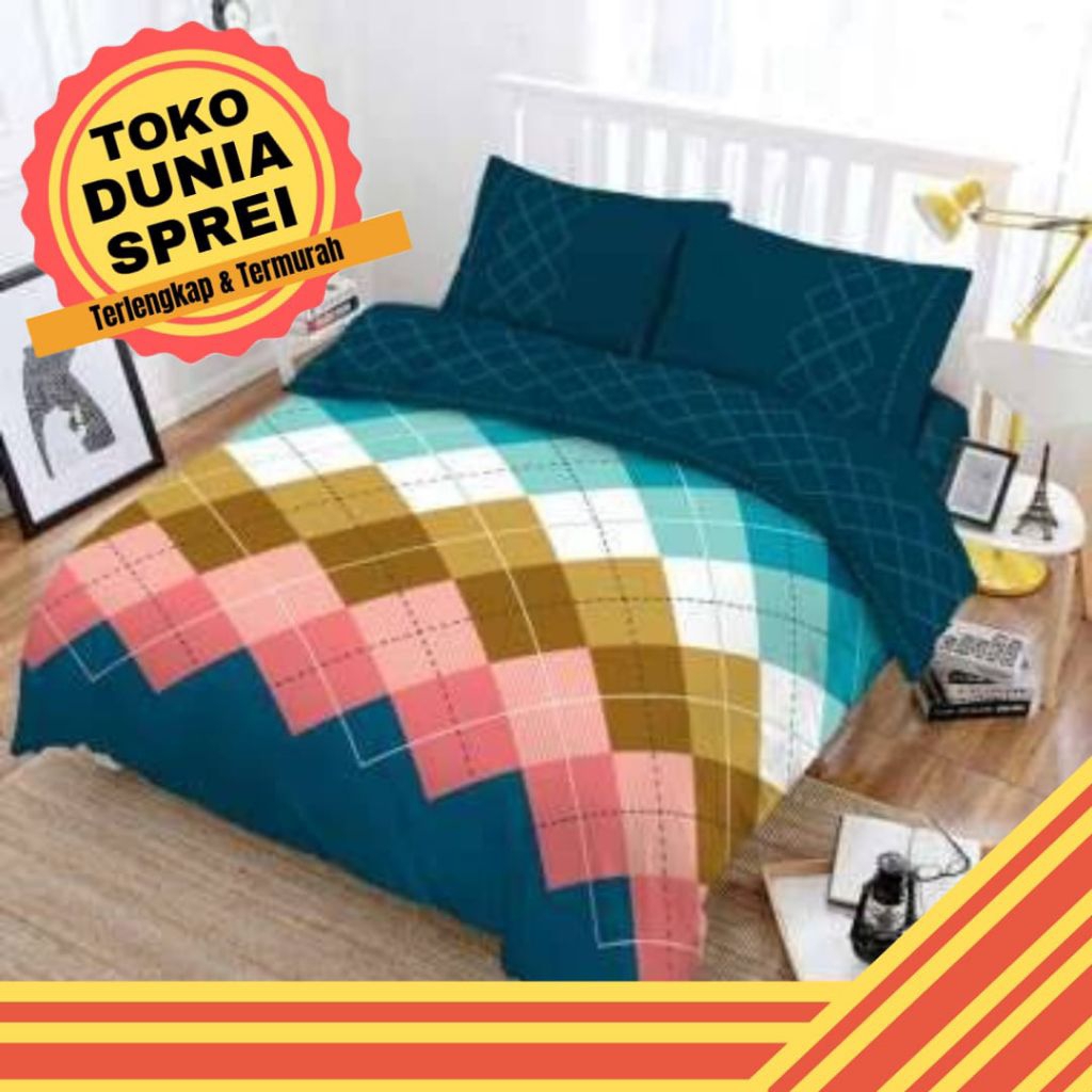 Sprei Vito 160x200 Motif British