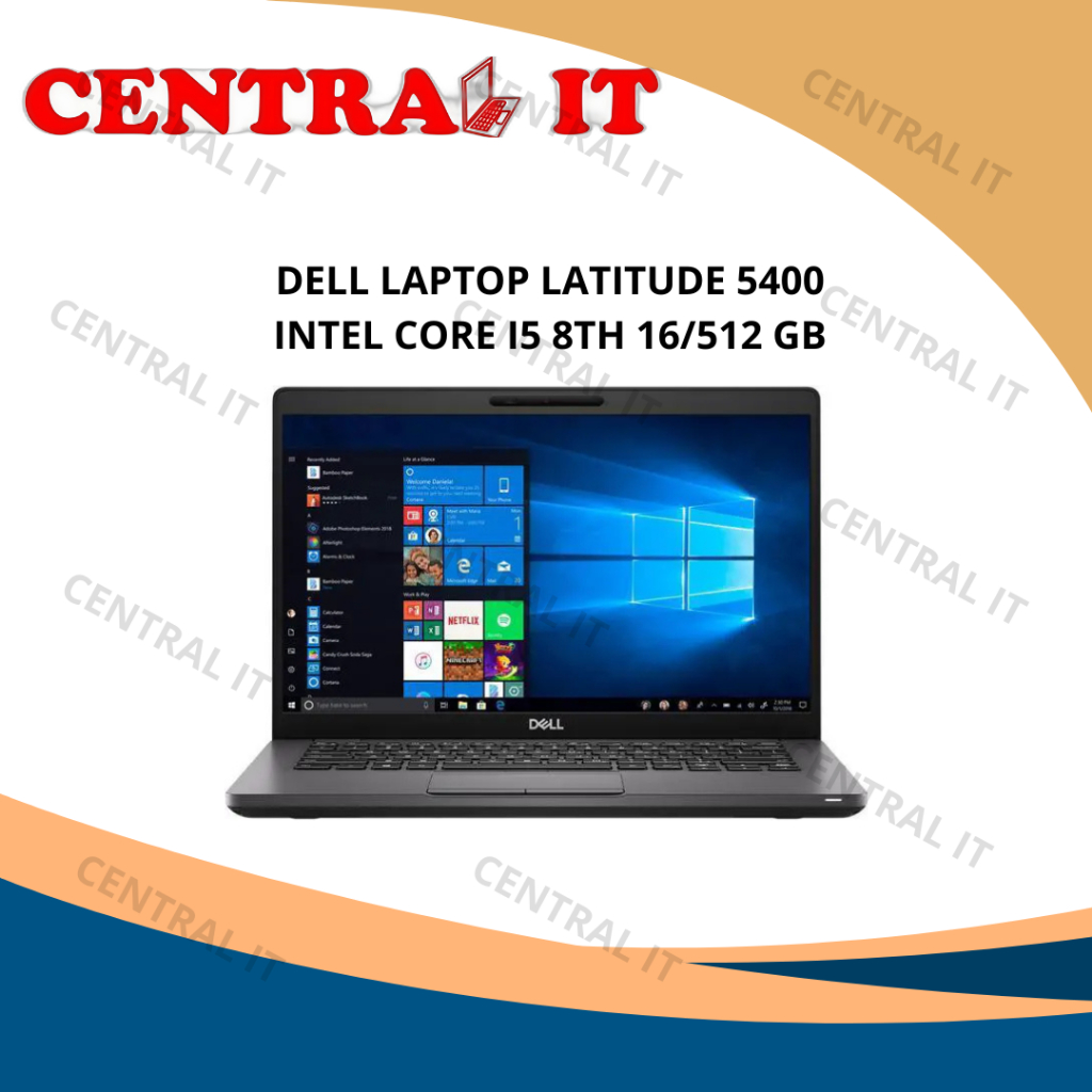DELL LAPTOP LATITUDE 5400 INTEL CORE I5 8TH 16/512