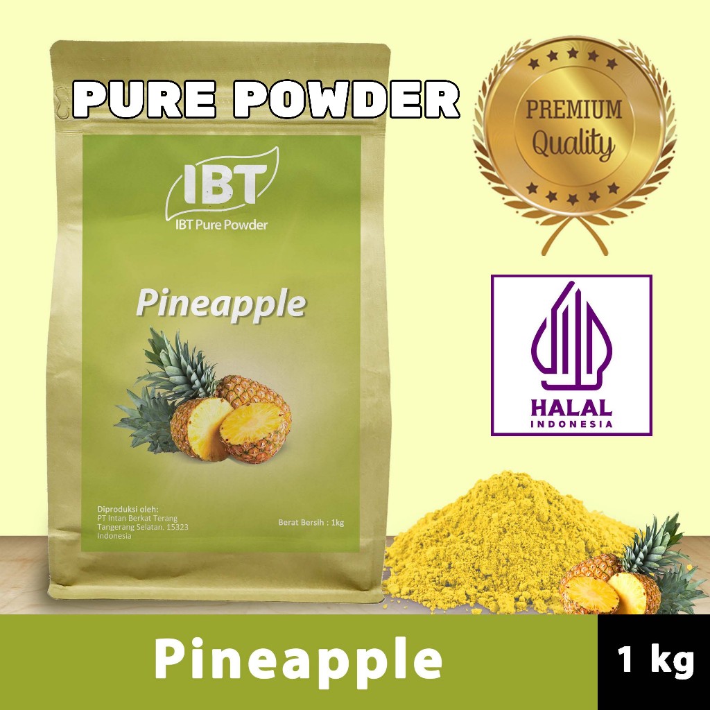 

Pure Pineapple Powder. Essence Murni Bubuk Nanas Import Makanan Kue