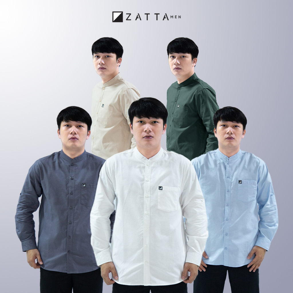 Zatta Men Baju Kemeja Koko Pria Dewasa Premium Lengan Pendek Azzam Shirt