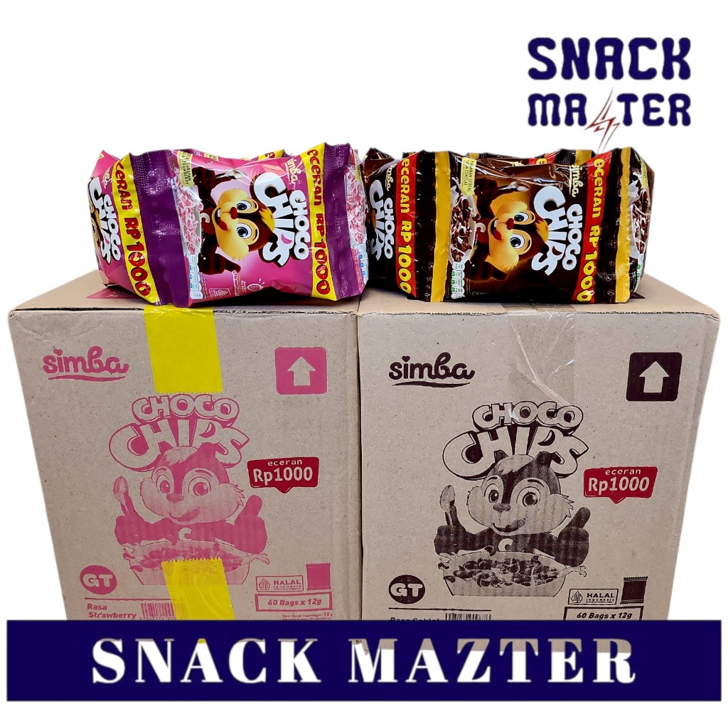 

Simba Chocochips Renceng Regular KARTON - ISI 6 RENCENG (Netto 10 Bks x 12 gr)
