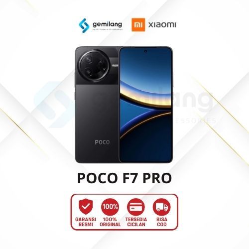 Xiaomi POCO F7 PRO 5G NFC 16GB/512GB 12GB/256GB Snapdragon F7 Pro 12 GB 512 GB Resmi - F7 PRO 12 512