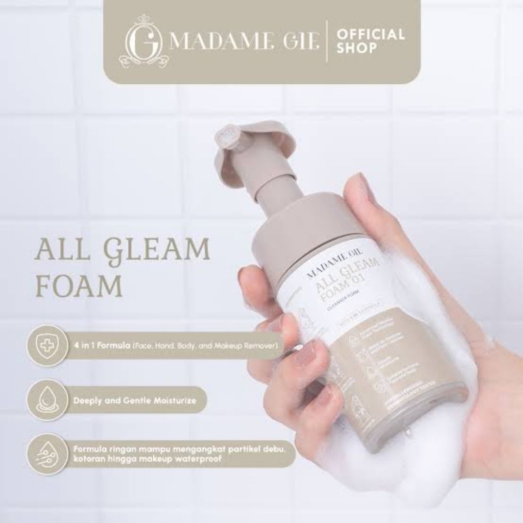 Madame Gie All Gleam Foam 01 With 4in1 Formula 100ml