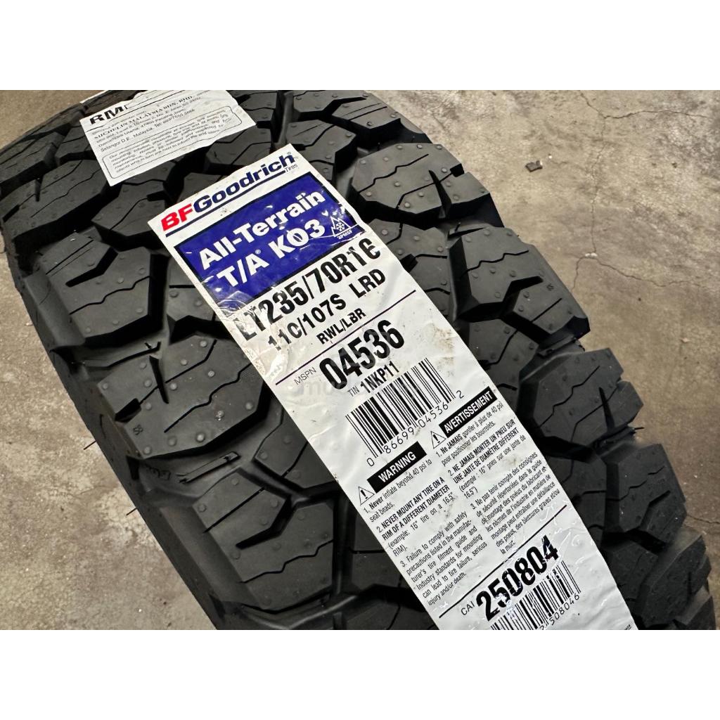 BFGOODRICH A/T KO3 UKURAN 235/70R16 BAN MOBIL