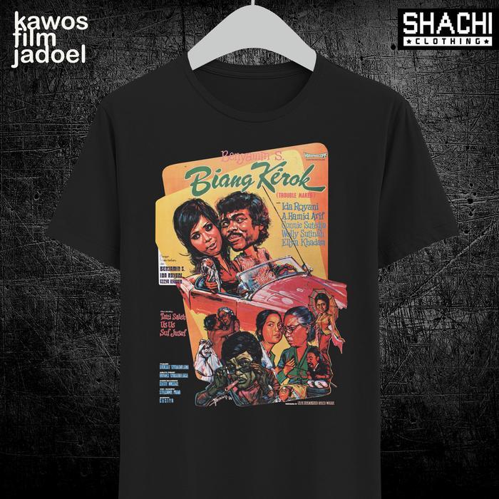 T Shirt Kaos Film Jadul – BENYAMIN S - BIANG KEROK - Premium Cotton Combed 24S Distro Pria Wanita