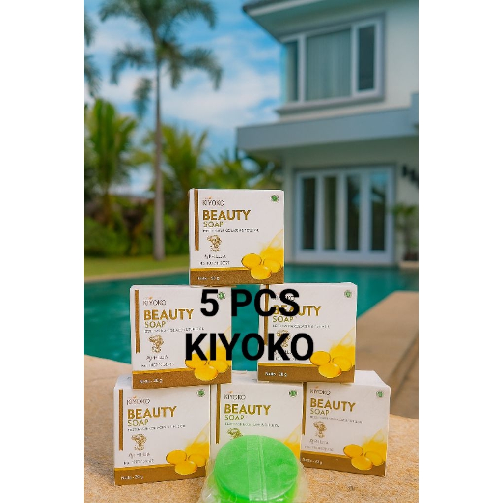 ⭐SELERA_SHOAP22⭐PROMO 5PCS sabun Beauty Soap by A Phyllia Mencerahkan kulit dan mengatasi jerawat