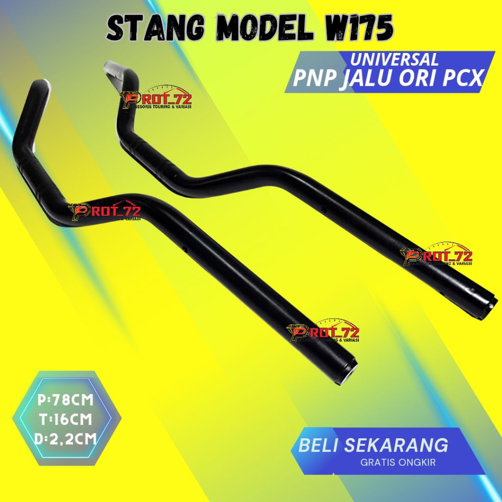 Stang W175 Replika Original Pnp PCX 160 150 Cbu Universal Aksesoris Variasi
