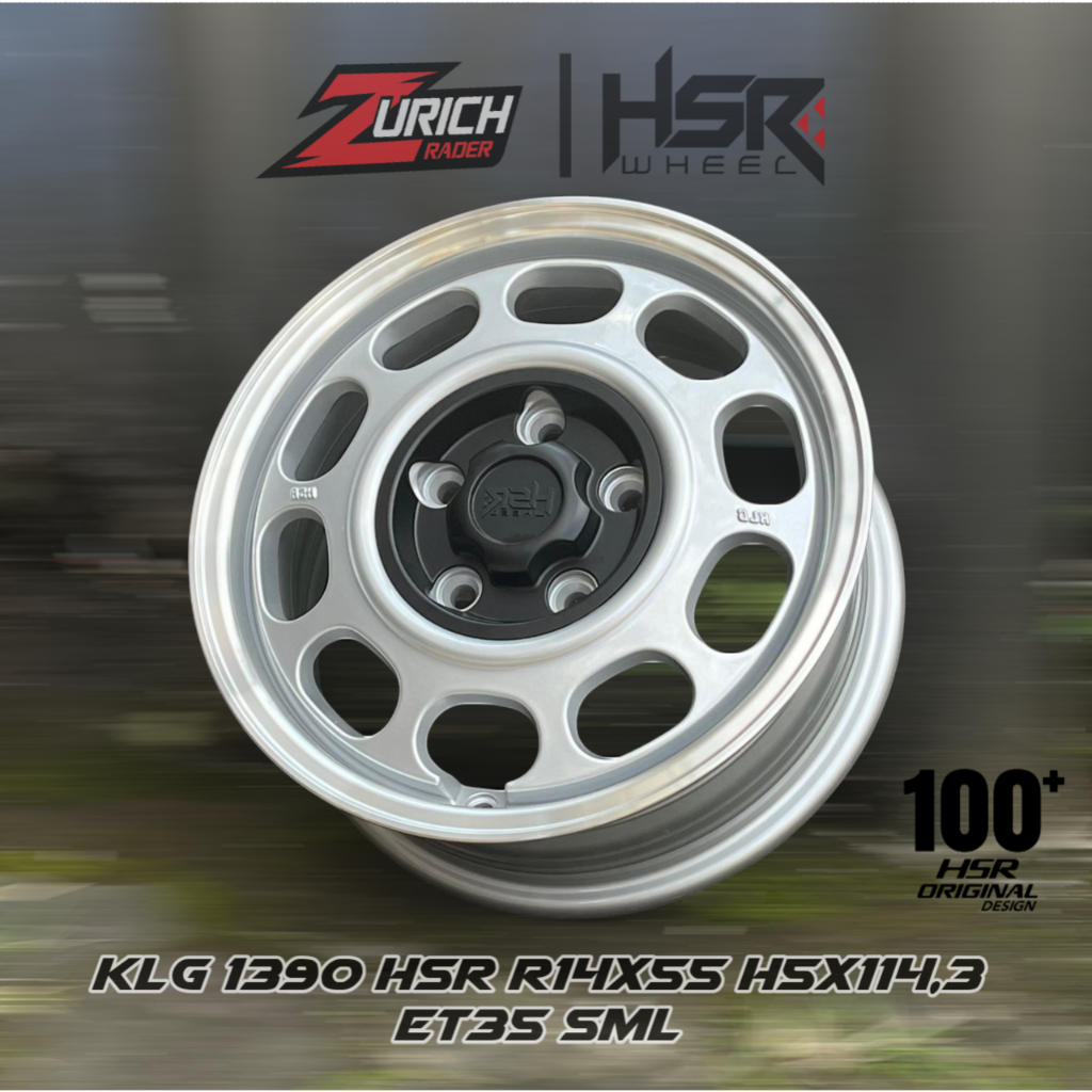 Velg Hsr Wheel Ring 14 Klg Lobang 5x114,3 Untuk Mobil Luxio New Carry L300 Kuda Granmax