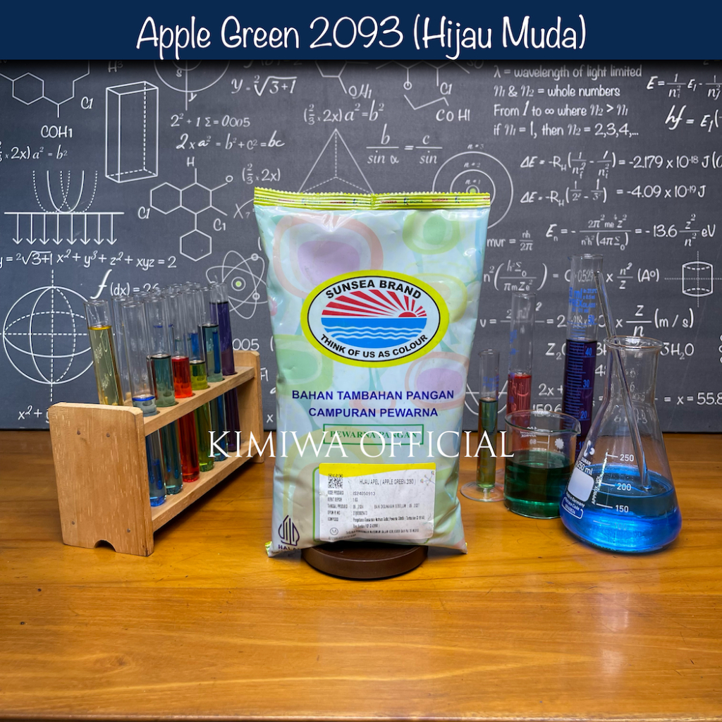 

Roha Apple Green 2093 (Hijau Muda Apel ) / Food Colouring /Pewarna makanan bubuk / Pewarna sabun cair - Packing Kecil (ORIGINAL)