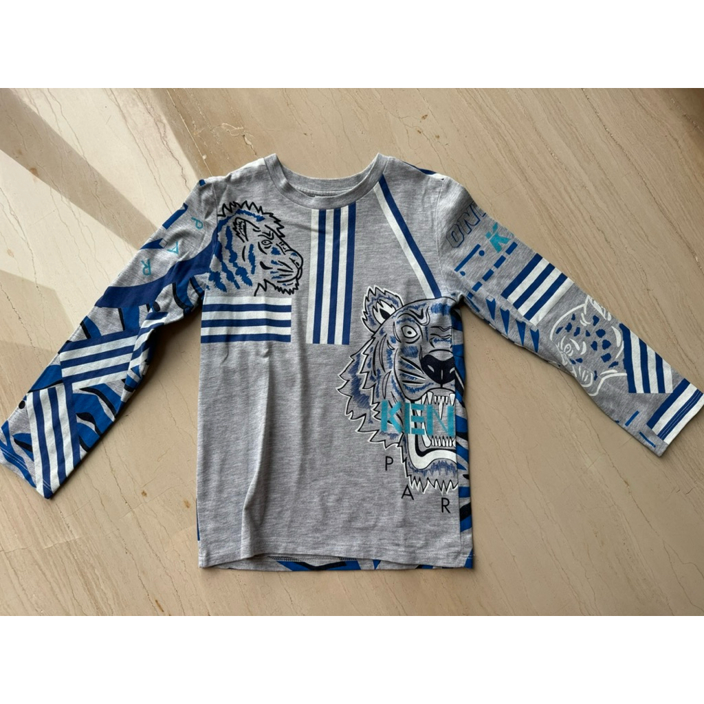 preloved kaos lengan panjang kids KENZO size 6Y
