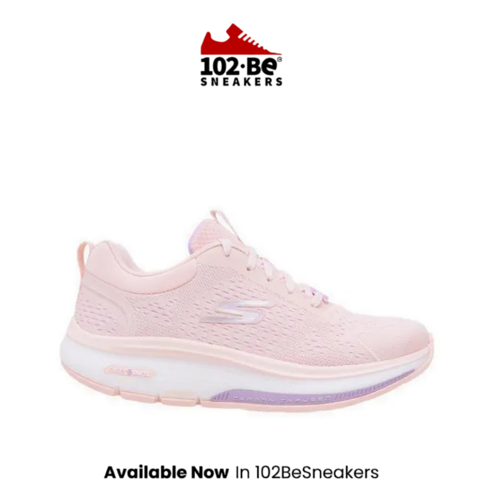 Sepatu Skechers Go Walk Workout Walker Women's Walking Shoes - Peach Original