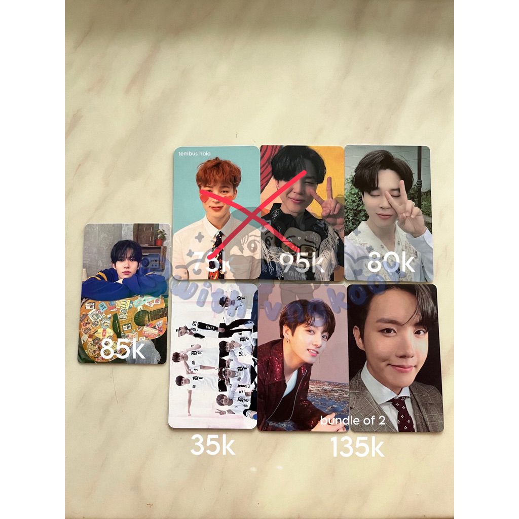 [READY STOCK] Photocard BTS & Enhypen | jungkook tear o | jimin ld butter | heeseung gitar