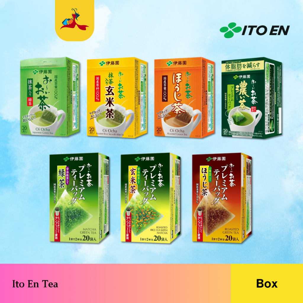 

Ito En | Premium Green Tea (Tea Bag) Original Jepang | Roasted | Oi Ocha Dengan Matcha