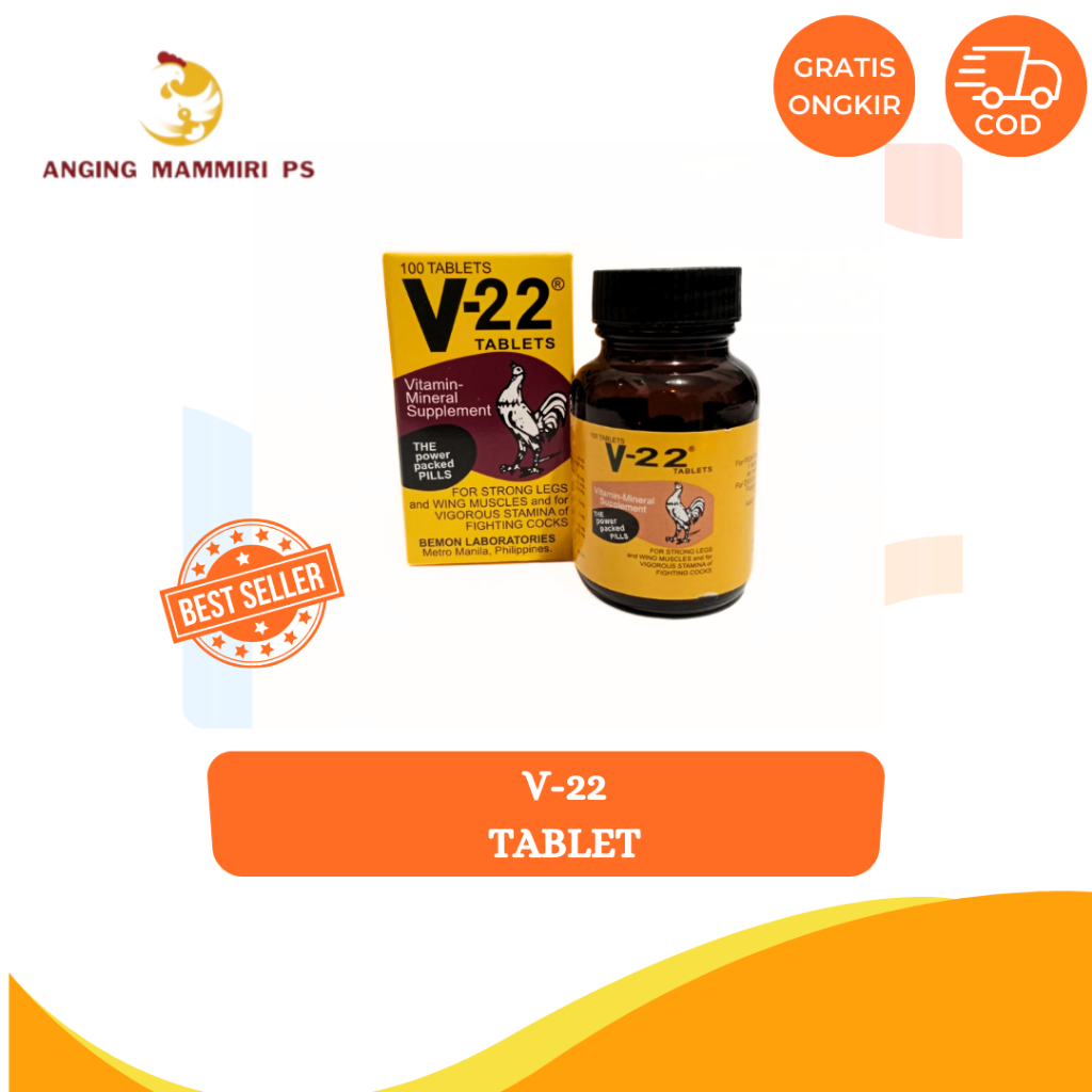 V22 BIASA - VITAMIN SUPLEMEN AYAM PETARUNG