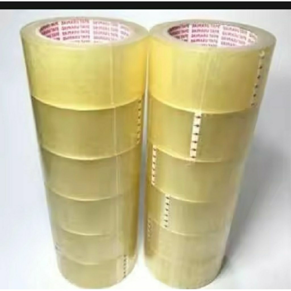 

Lakban//isolasi Besar bening ukuran.45x90 yard