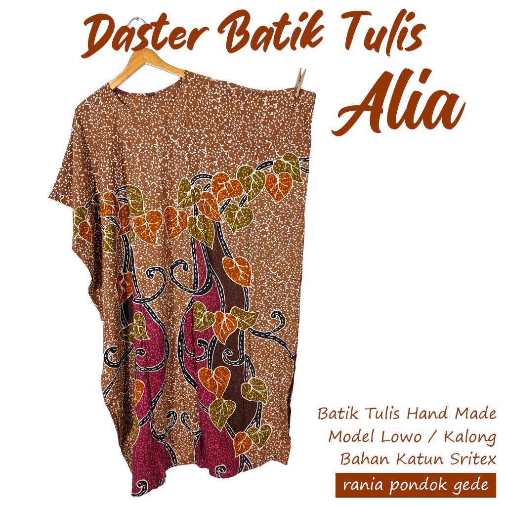 Daster Batik Tulis Halus Premium Lowo/Kalong Jumbo Ekslusif