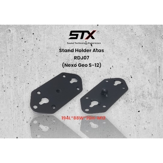 STX - ACCESORIES BOX : Stand Holder Atas RDJ07 (Nexo Geo-S-12) ukuran 194L*88W*20H-M12 07A