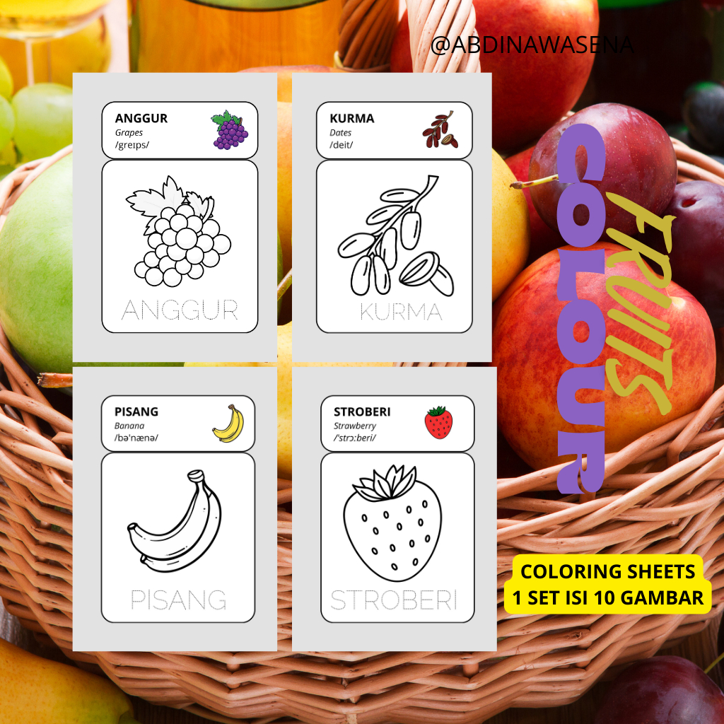 

KertasMewarnaiMenulis/A5/10LembarGambarAnak(BUAH)/Indonesia/English/CaraMembaca