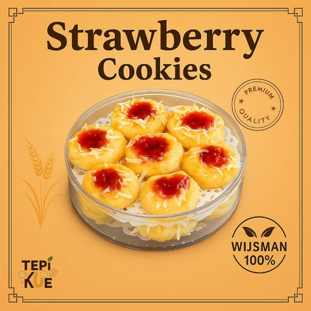 

Strawberry Cheesy Cookies By Tepikue
