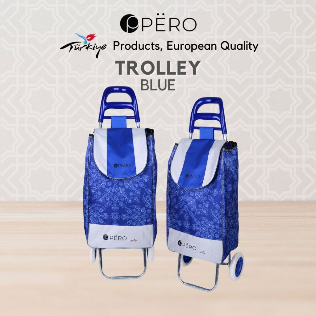 nyonyavenik - pero trolley bag tas belanja roda kapasitas besar handle tas shopping