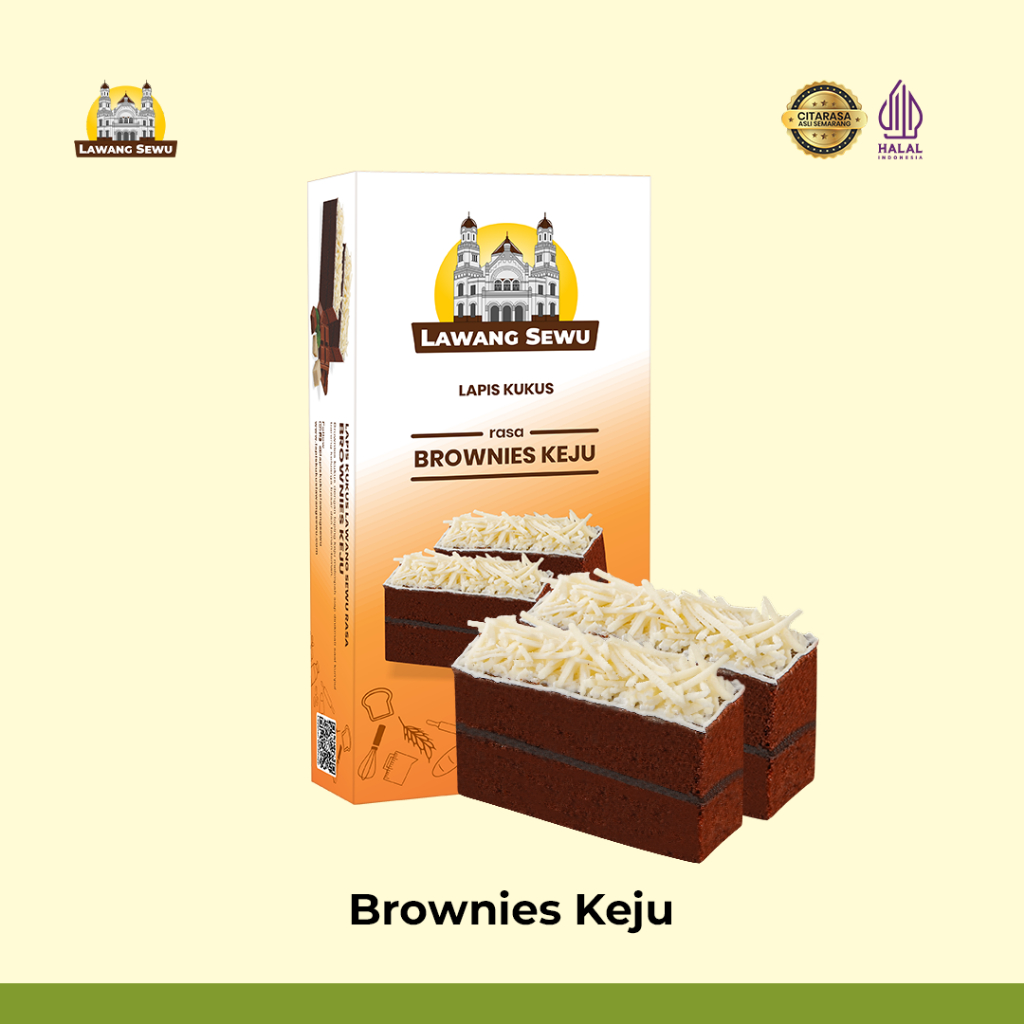 

Lapis Kukus Lawang Sewu Brownies Keju