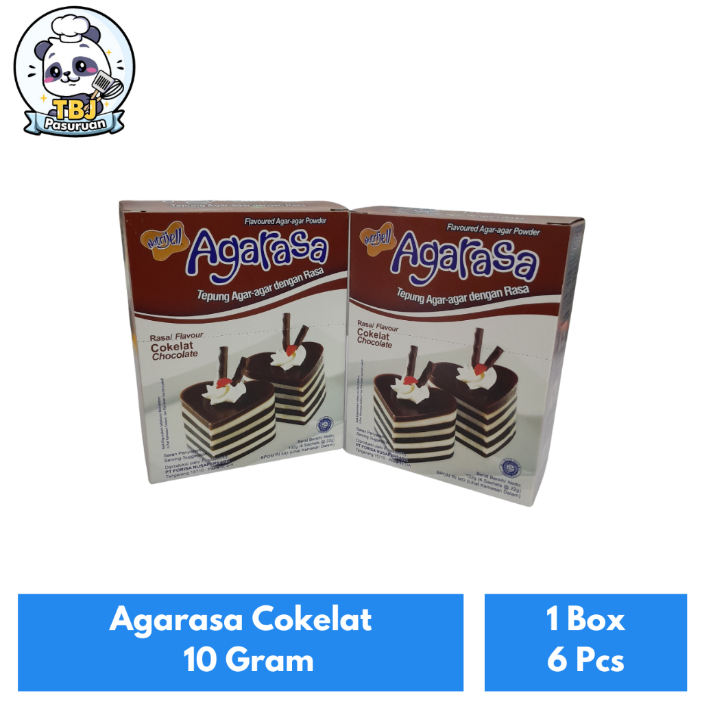 

Agarasa Cokelat 10 Gram Kemasan 1 Box Isi 6