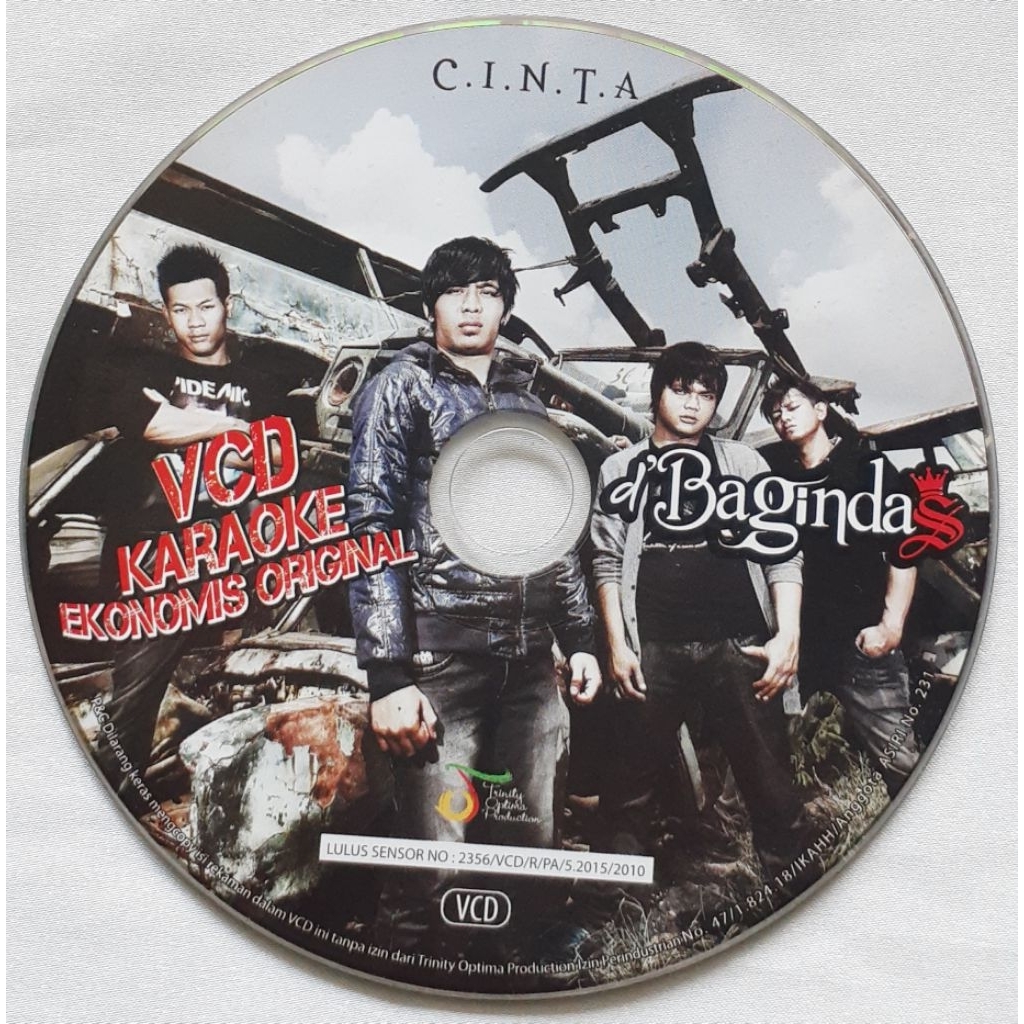 Kaset vcd lagu tanpa cover/sampul preloved