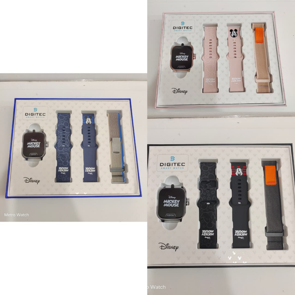 DIGITEC DISNEY™ SMART WATCH WONDER Jam Tangan Smart Watch Unisex Original Olahraga Bluetooth Disney™